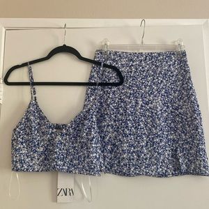 Zara 2 piece Tank & Skirt Set MWT